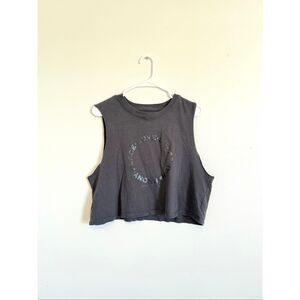 Spiritual Gangster Graphic Muscle Tank Top- Peace Love Empathy Harmony